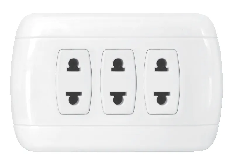 Toma Triple Empotrar