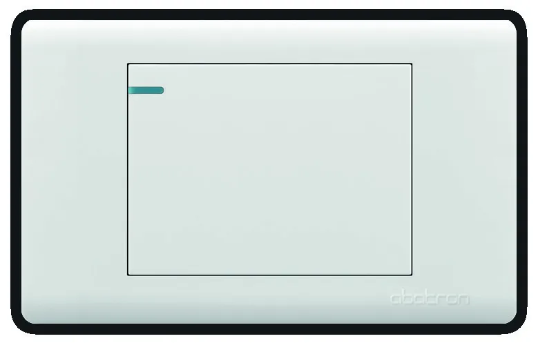 Interruptor Conmutación Simple Cdado Ancho Empotrar