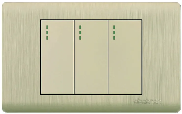 Interruptor Conmutación Triple Empotrar