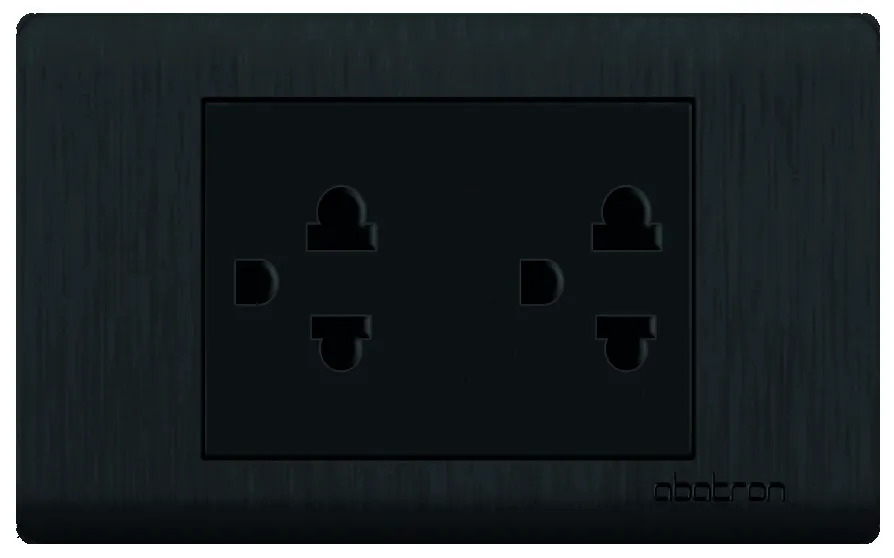 Tomacorriente Doble Con Tierra Empotrar