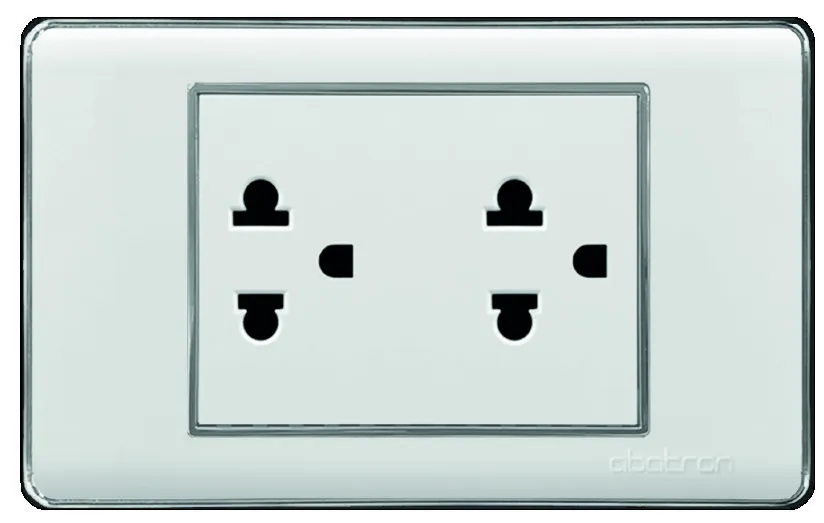 Tomacorriente Doble Con Tierra Empotrar