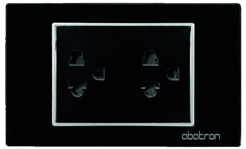 Tomacorriente Doble Con Tierra Empotrar