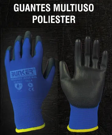 GUANTES MULTIUSO POLIESTER