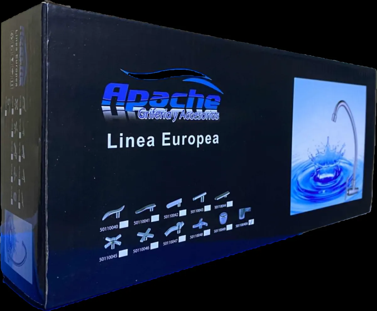 Pico a la pared doméstico rígido cromado