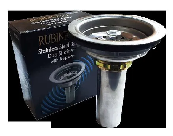 Desagüe 4”canastilla cromado 15 cm