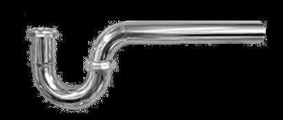 Trampa p 1 1/2 x 12” metal cromada