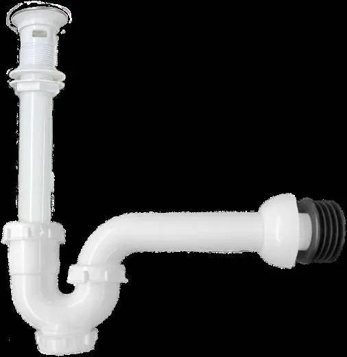 TRAMPA TIPO P CON REGISTRO CON DESAGüE 1 1.4 CON REJILLA INOX