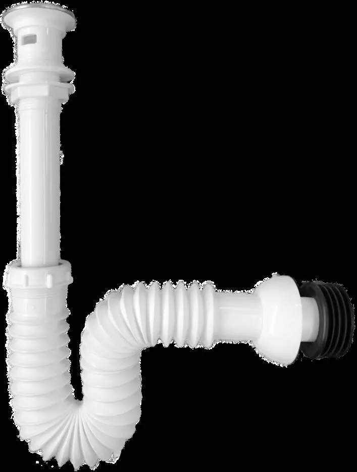 TRAMPA CORRUGADA SIMPLE CON DESAGüE 1 1.4 CON REJILLA INOX