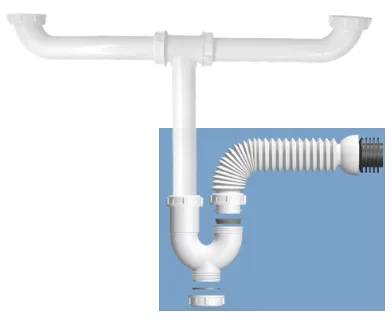 DT BRAZOS RÍGIDOS Y TRAMPA P FLEXIBLE CON REGISTRO